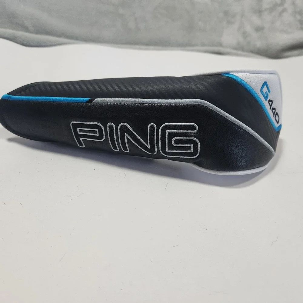 PING G440 Fairway / Relief‎ Headcover Golf Head Cover BLACK / WHITE G-440