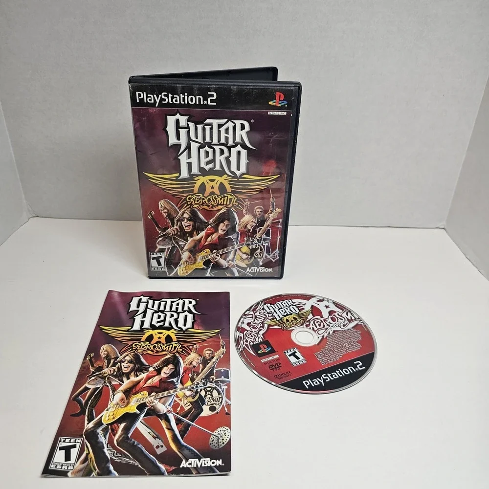 Guitar‎ Hero: Aerosmith (Sony PlayStation 2, 2008) CIB