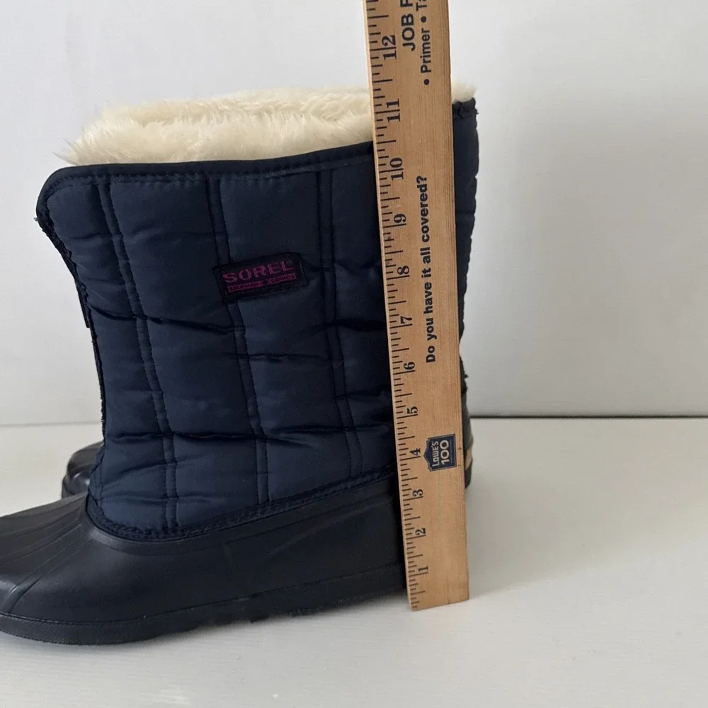 Vintage Sorel Kaufman Cabelas Canada Womens Blue Winter Boots Size 11 Snow EUC