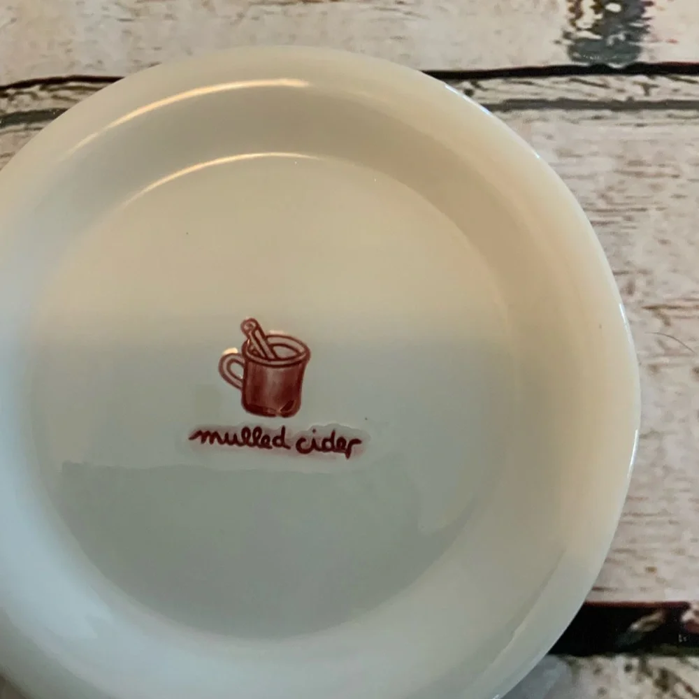 Williams Sonoma Appetizer Dessert Plates Coffee Set of‎ 4