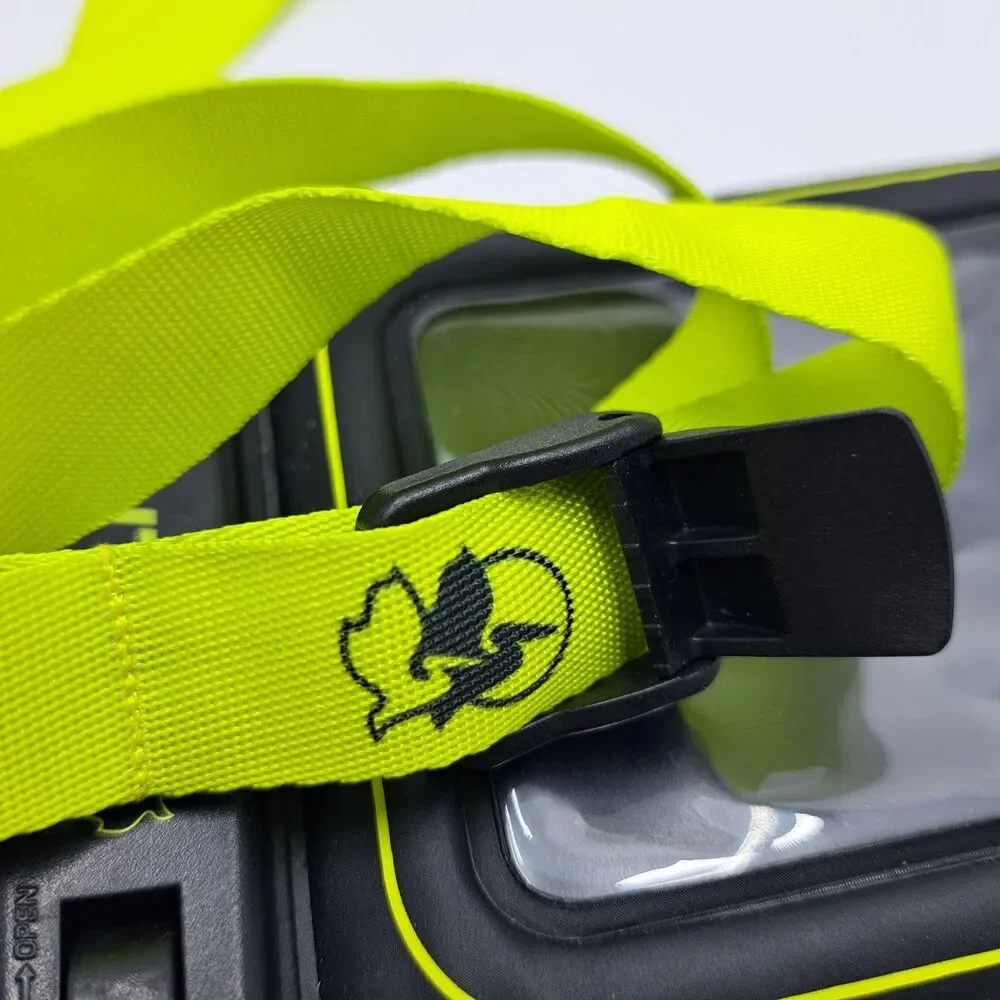 Pelican Marine Waterproof Phone Pouch Floating Case IP68 Neon Yellow Lanyard