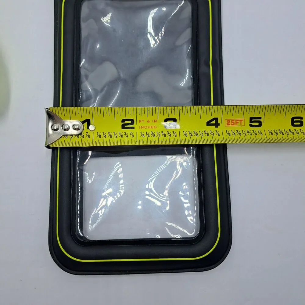 Pelican Marine Waterproof Phone Pouch Floating Case IP68 Neon Yellow Lanyard