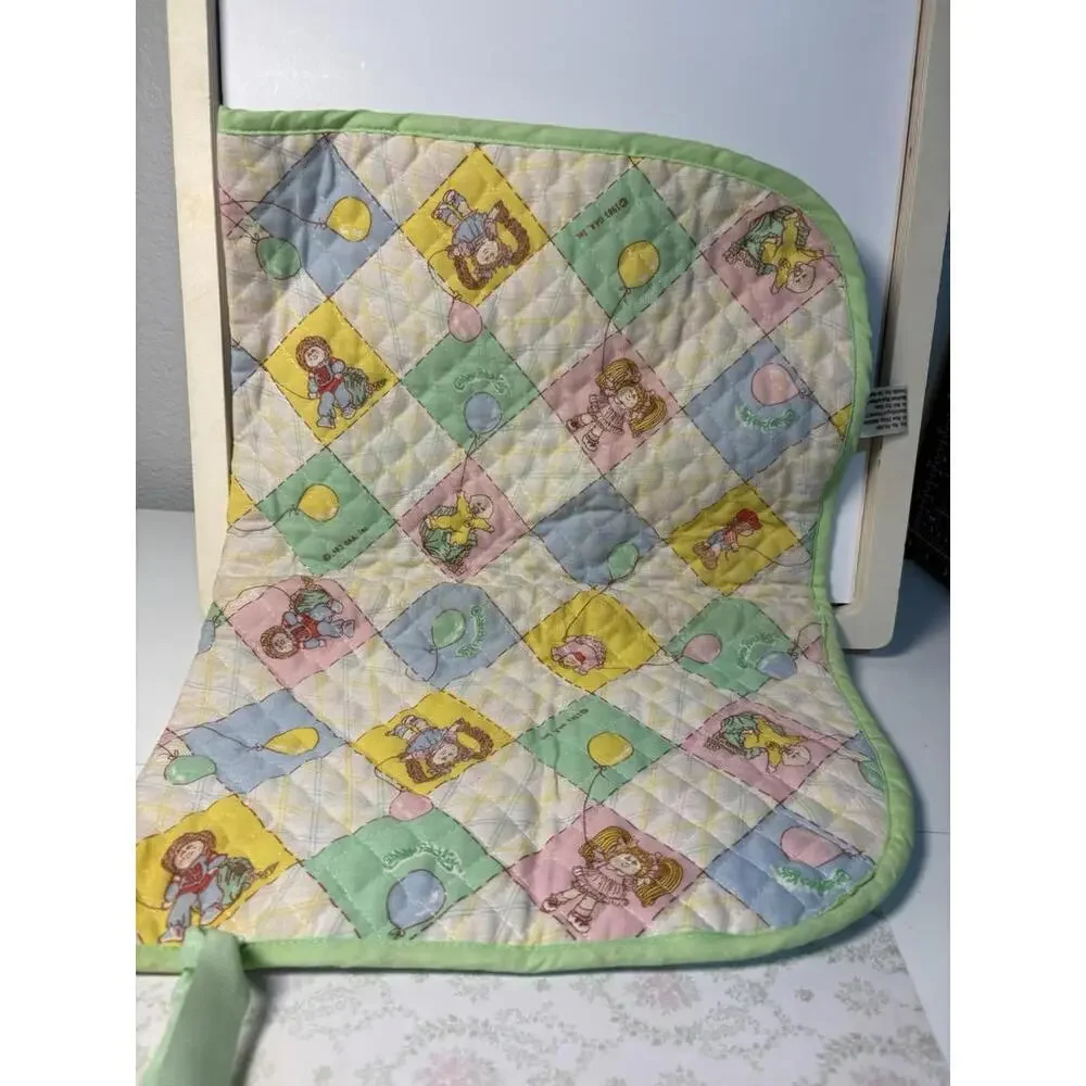 Vintage Cabbage Patch Kids Doll Sleeping Bag Quilted Coleco‎ Baby Doll Bedding