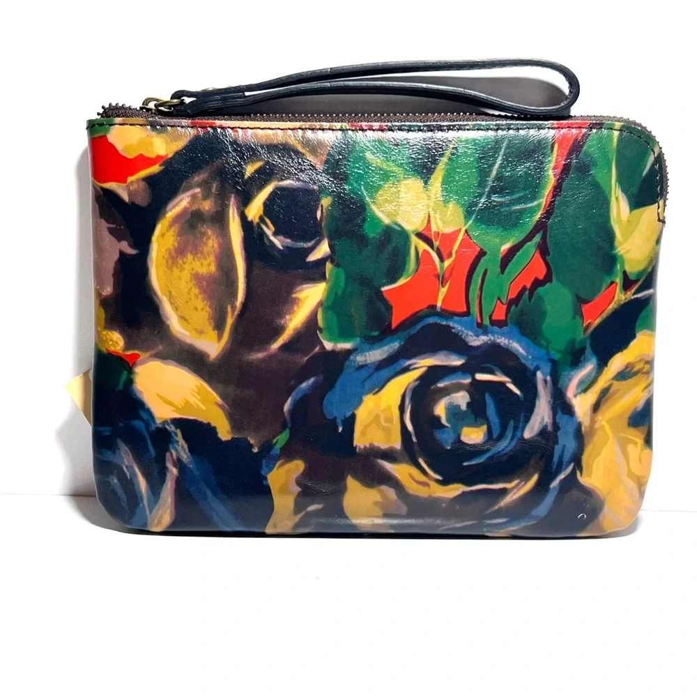 🆕 NWT Patricia Nash Cassini Clutch/Wristlet in Winter Bloom Print