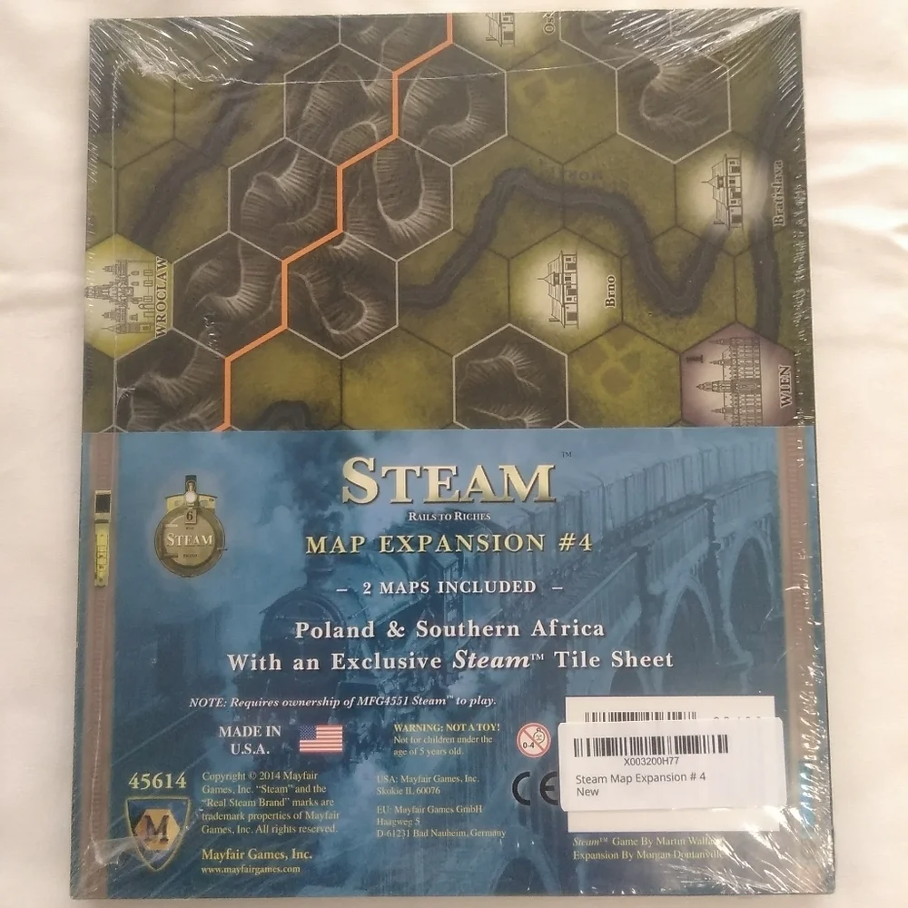 Steam Rails to Riches Map Expansion #4 of 2 Maps Poland South Africa Train Game