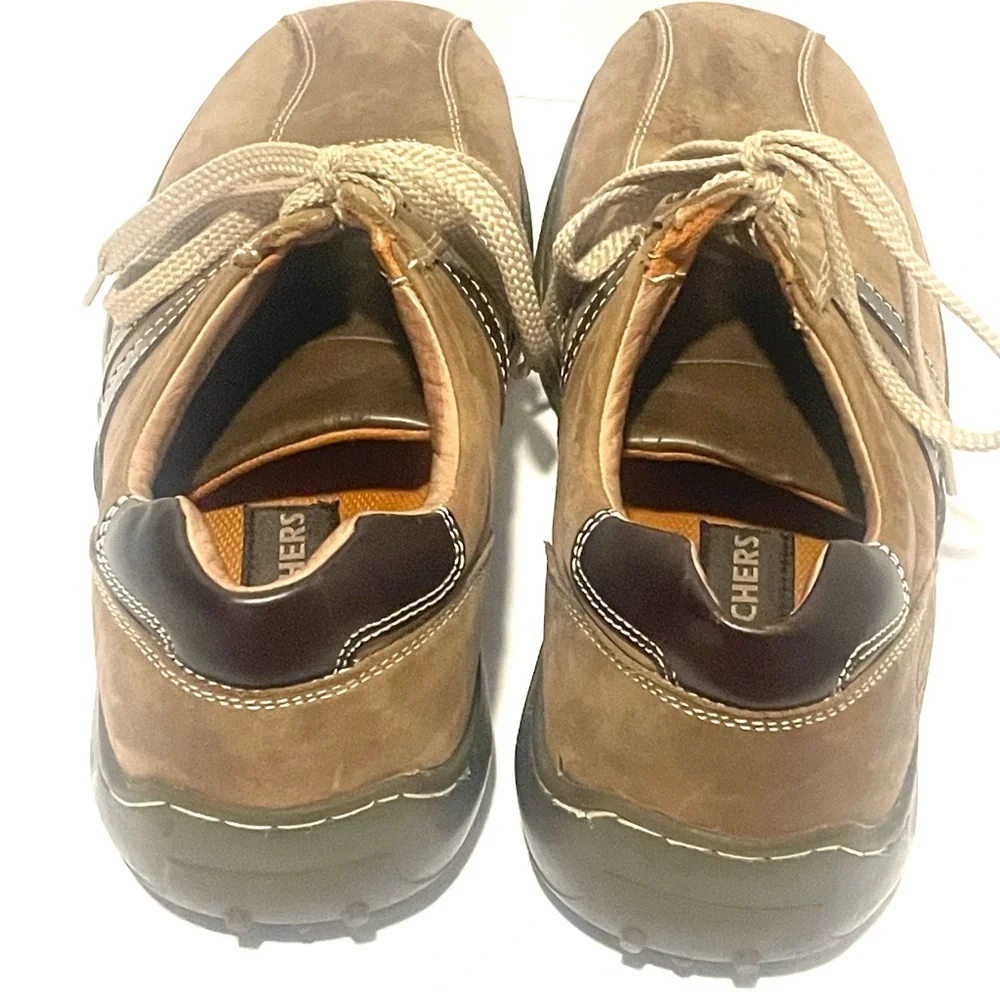 Men's Brown Leather Sneakers