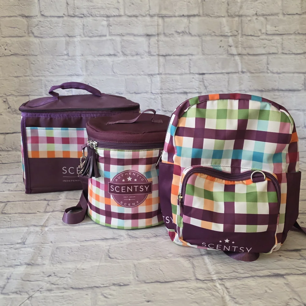Scentsy vibrant plaid