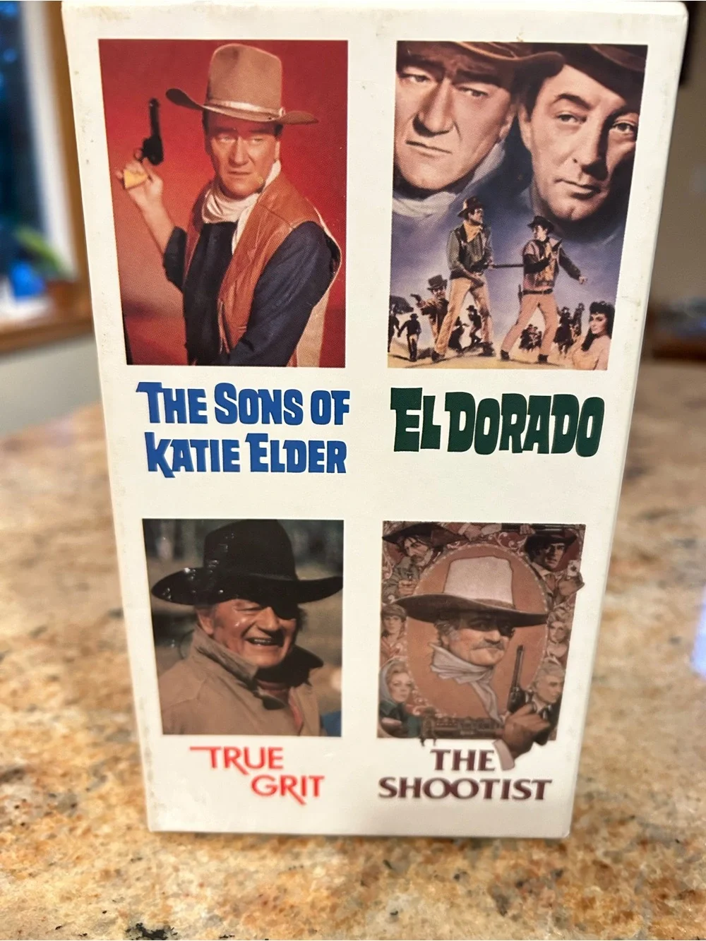 The Best of John Wayne VHS Box Set 4 Films 1992 Paramount Studios