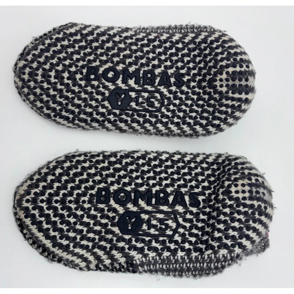 Bombas wool geometric gray