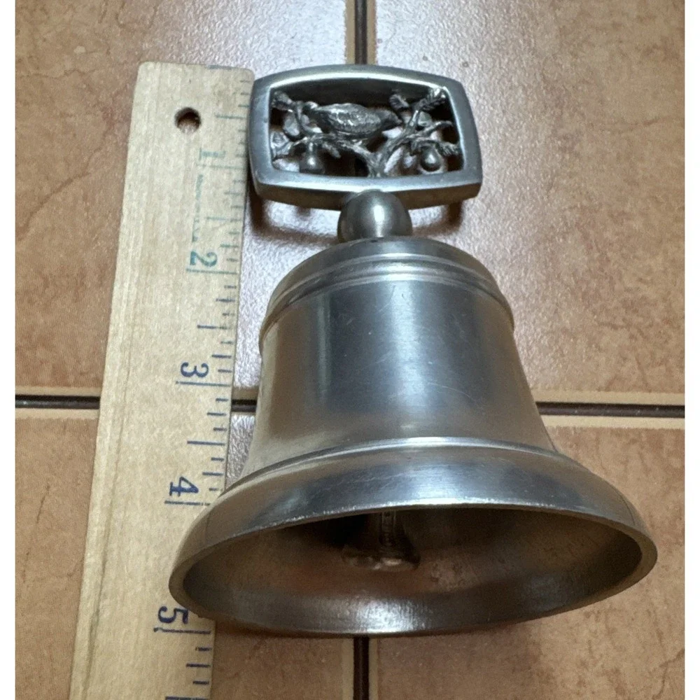 1978 Crown &‎ Rose 12 Days Of Christmas Pewter Bell - On The First Day Of