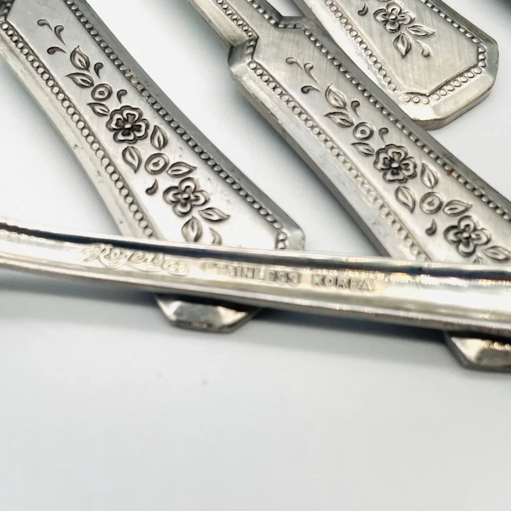 Roy Rogers embossed silverware profile