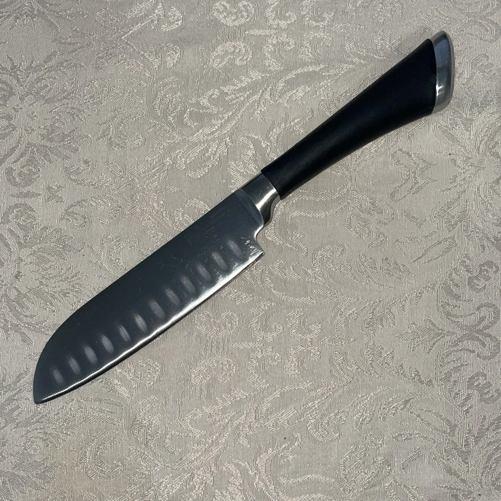 Norpro Kleve Santoku Knife X50 CrMoV 15 Blade‎ HRC 55 5