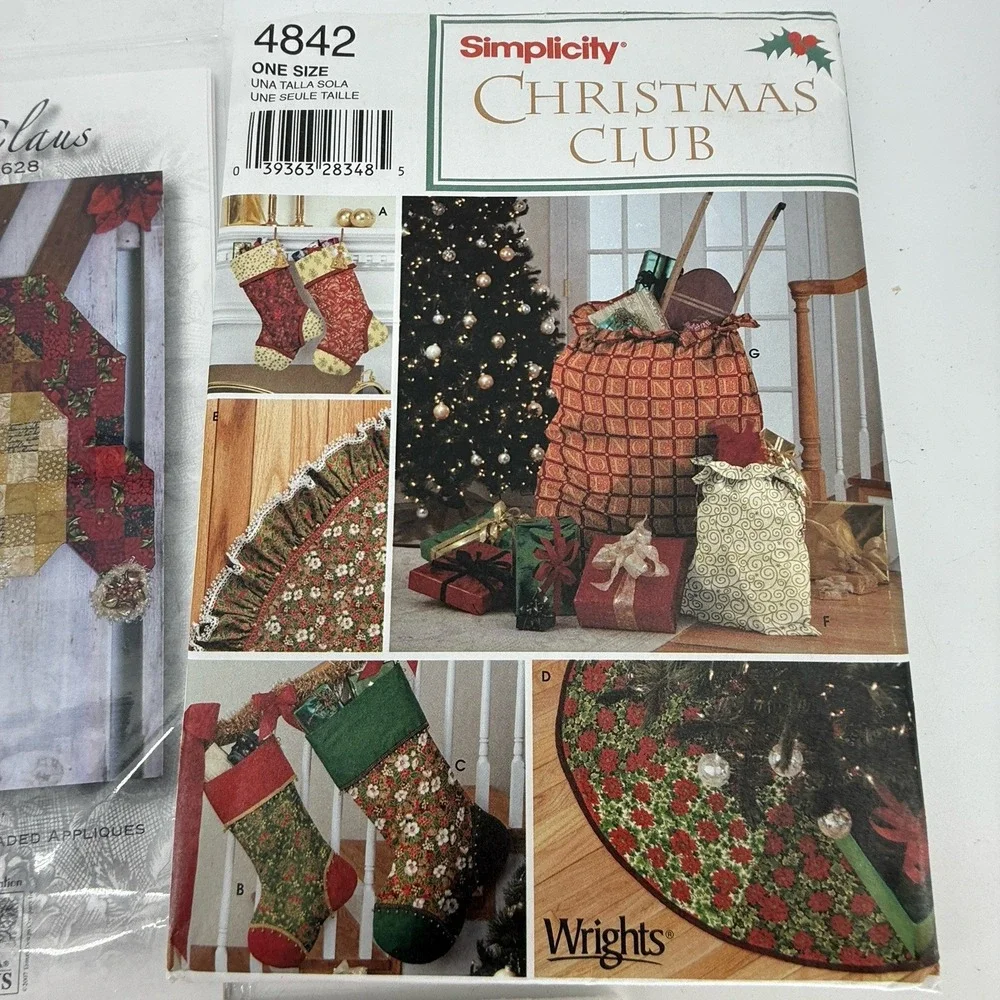 McCalls decor christmas uncut