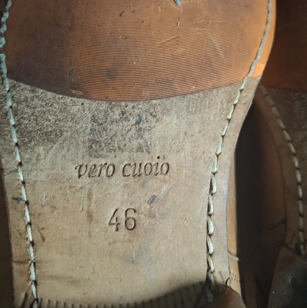 Aldo Men's Tan Leather Dress Shoes