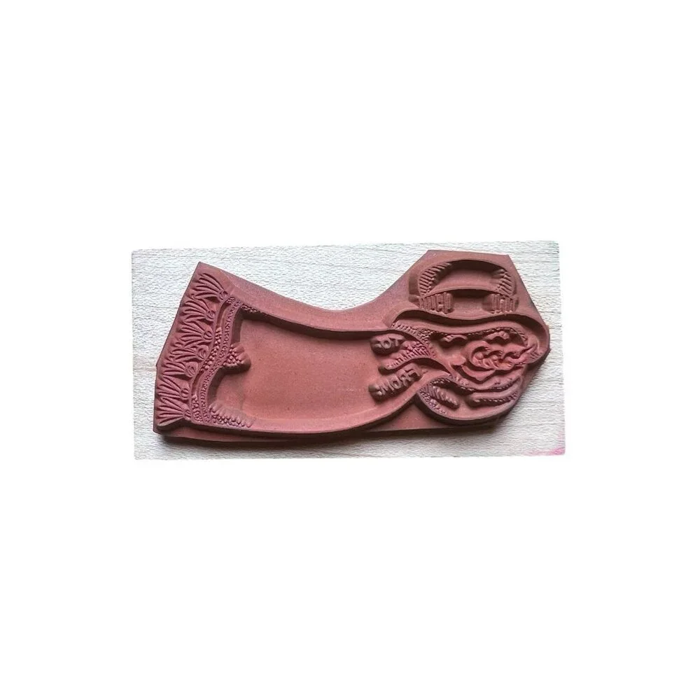 Penny Black Rubber Stamp To:‎ From: Snowman Holiday 1991 108E 3 X 1 1/2”