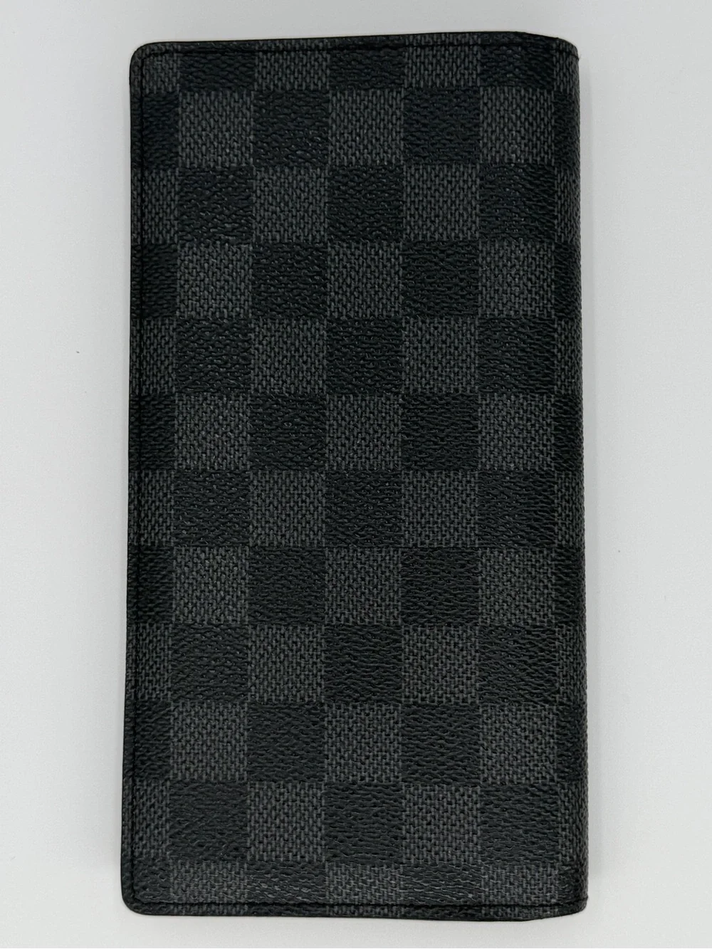 Louis Vuitton Brazza Damier Graphite Vertical Mens Wallet Very Good Condition!