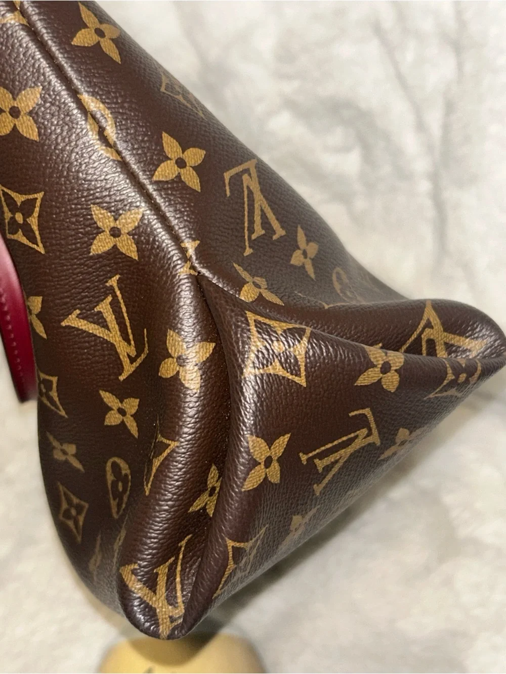 Louis Vuitton Monogram Canvas Flower Tote MM Bordeaux