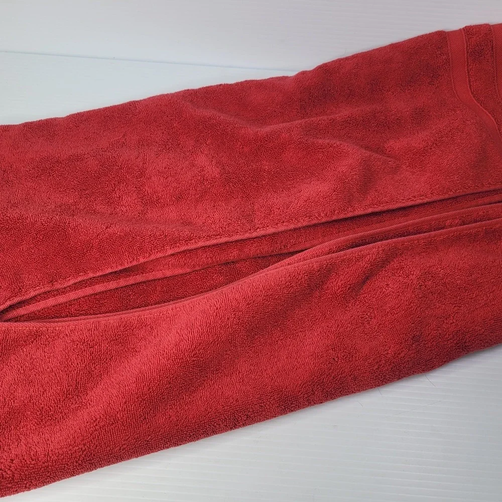 Lacoste Croc Red 100% Cotton Bath, Hand Towel & Washcloth Set