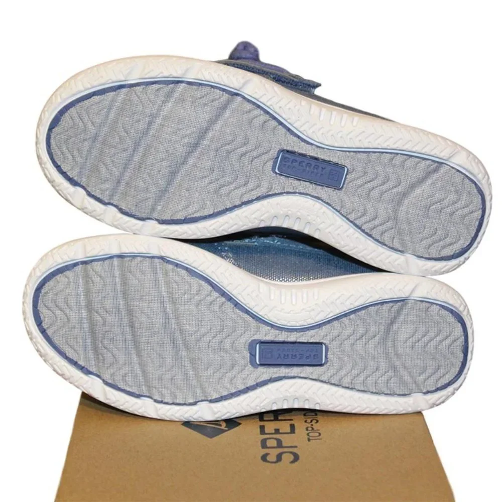Sperry Kids Lilac Glitter Moccasins