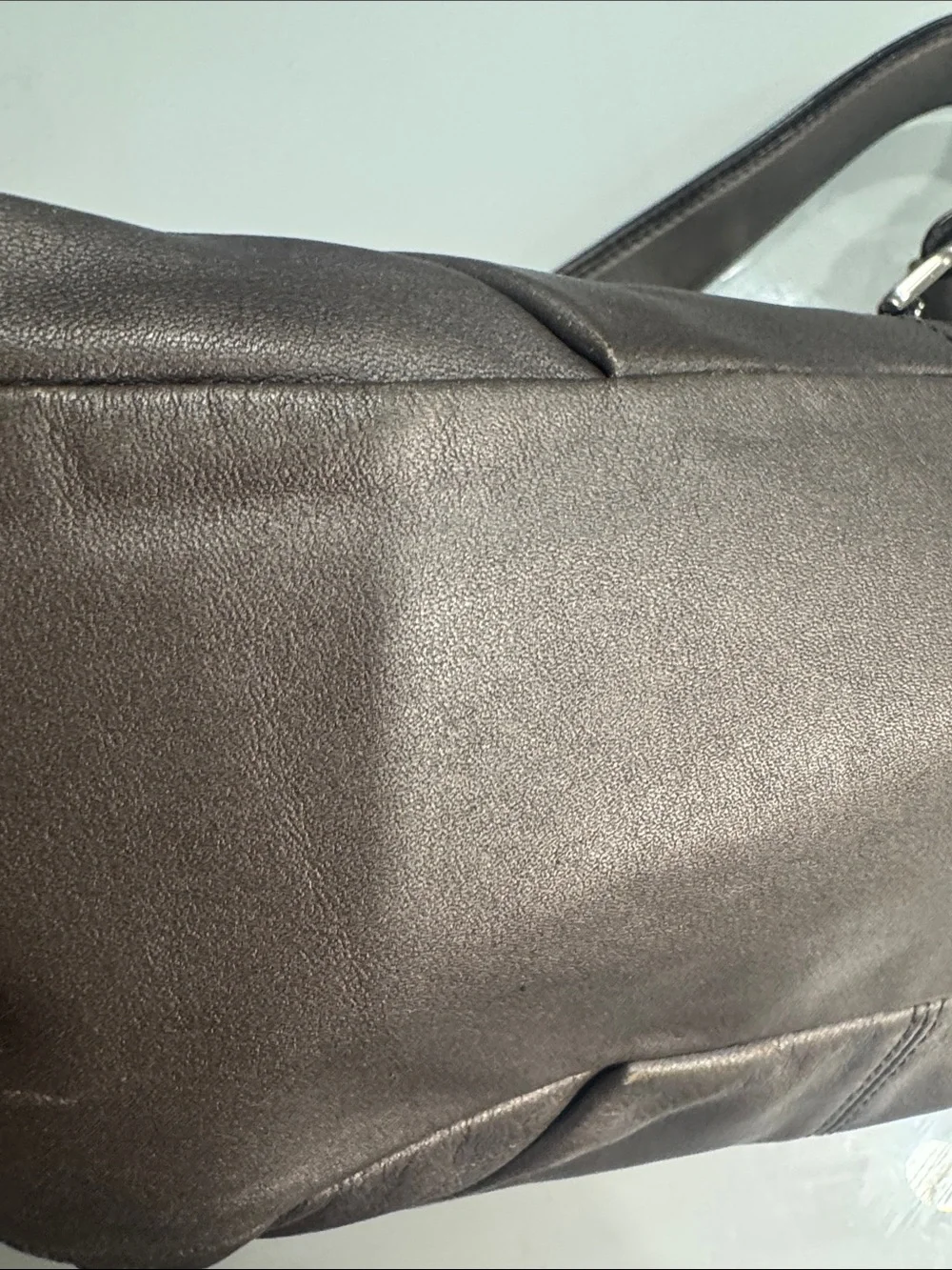 Coach leather hobo