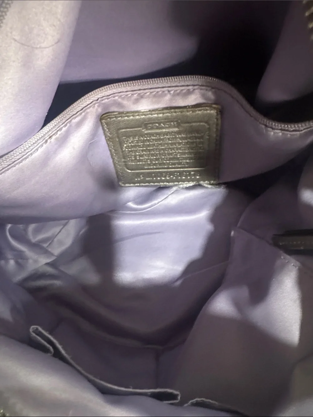 Coach leather hobo