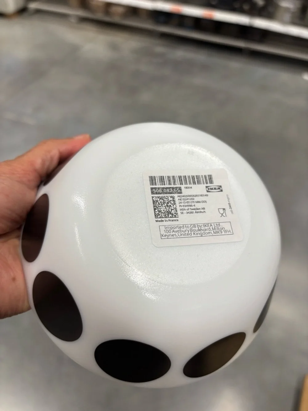 IKEA glossy white