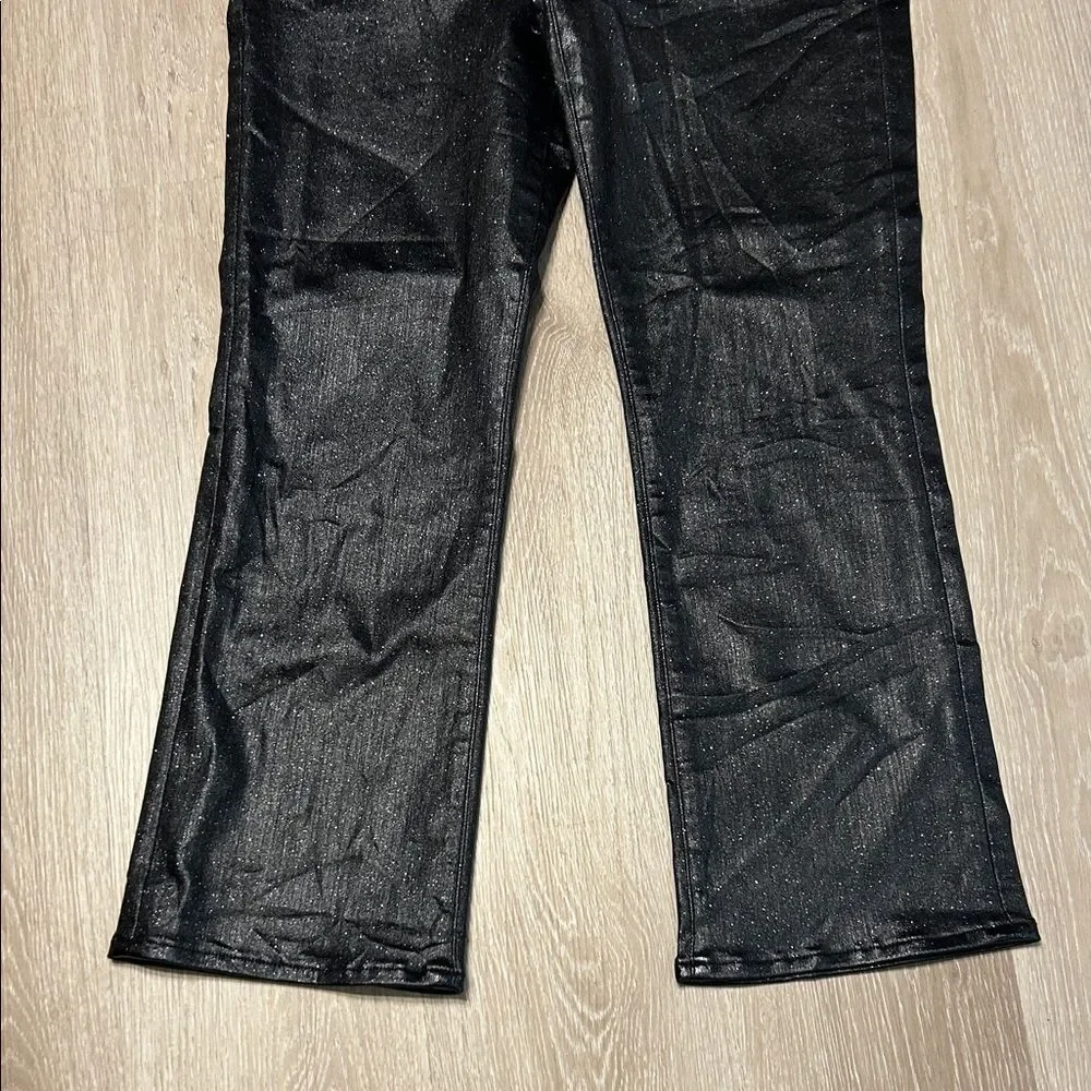 DAZE Shygirl High Rise Cropped Flare Jeans STAR SIGN sz 29