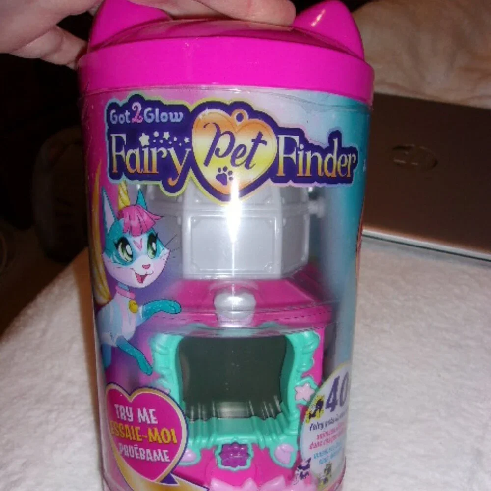 Got2Glow Fairy Pet Finder – Magic Fairy Jar Toy Includes 40+ Virtual Pets Pink
