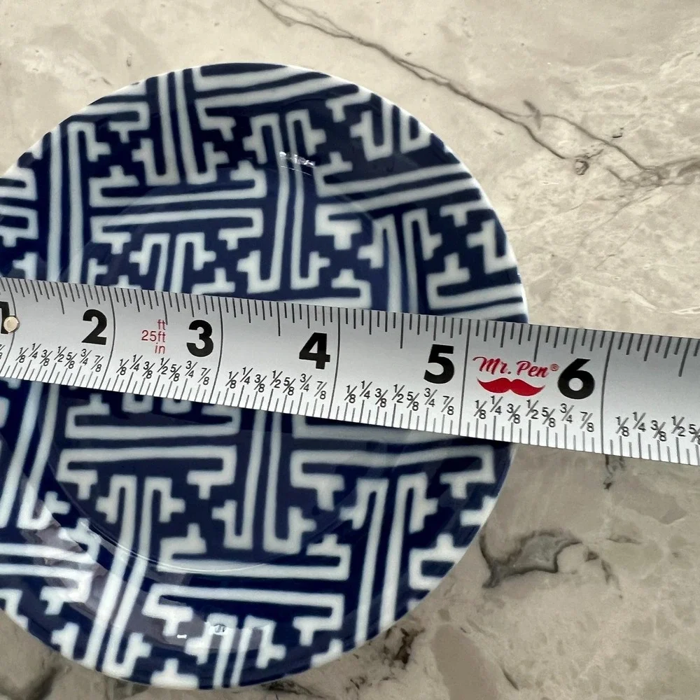 Fitz and Floyd Greek Key coaster‎ or catchall