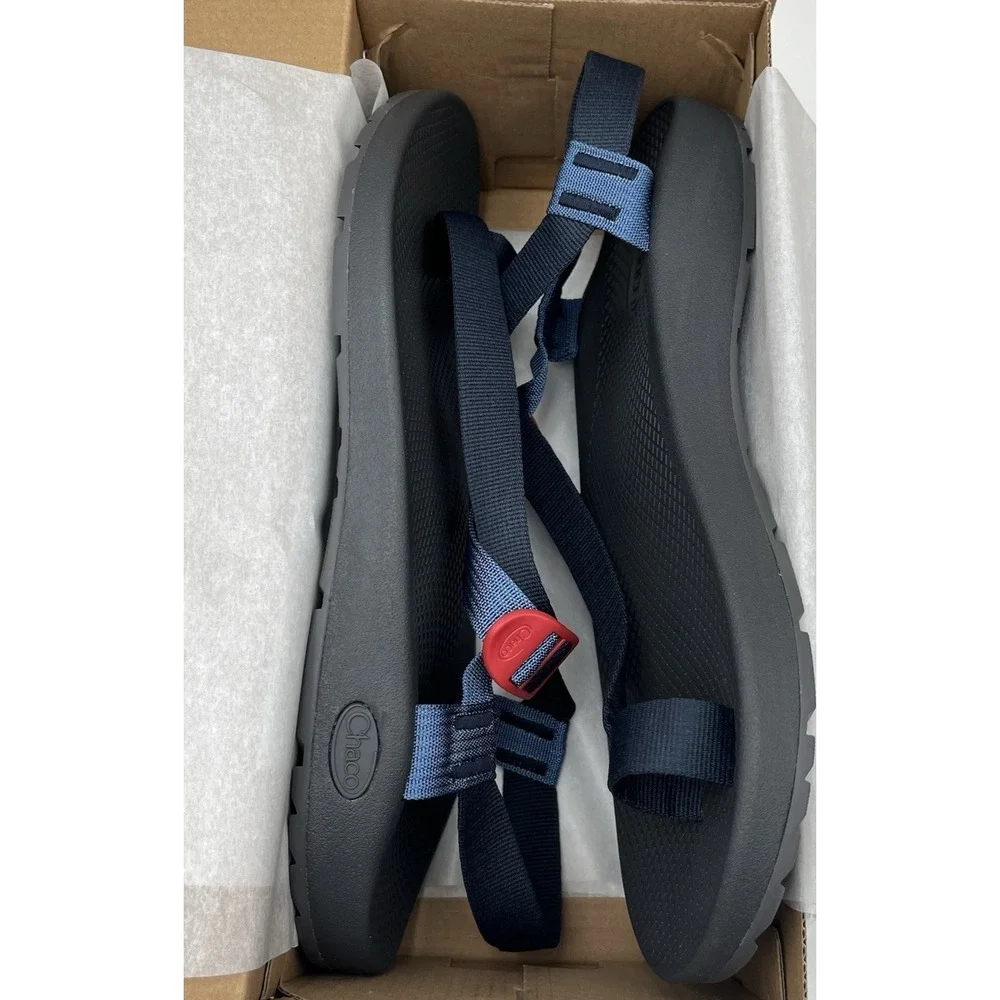 Chaco Mens Bodhi Sport Sandal Size 11 Blue Black Adjustable Strap Comfort Shoes