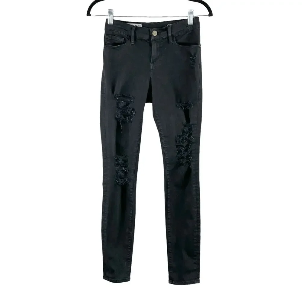 Frame Denim ripped legs