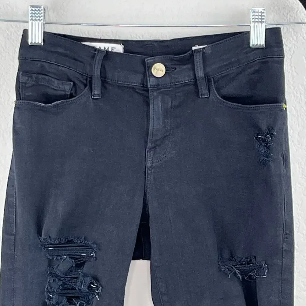 Frame Denim ripped legs