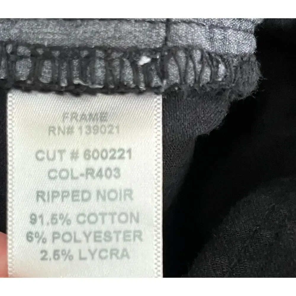Frame Denim ripped legs