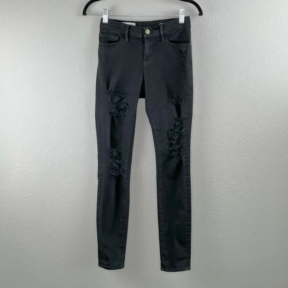 Frame Denim ripped legs