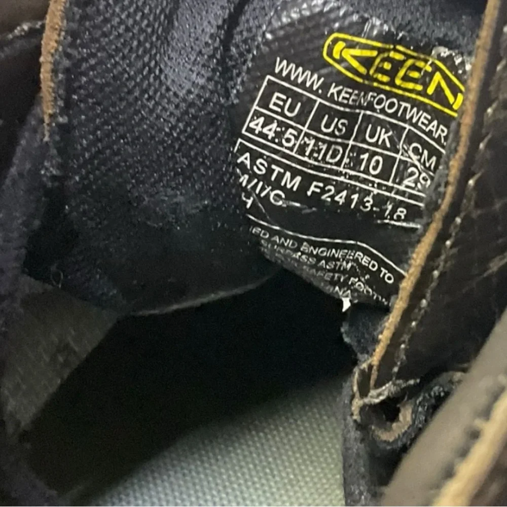 🥾 Keen Utility Steel Toe Boots Size 11 Waterproof Leather Workwear‎ 🥾