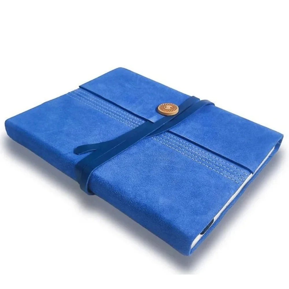 Barnes & Noble handstitched blue