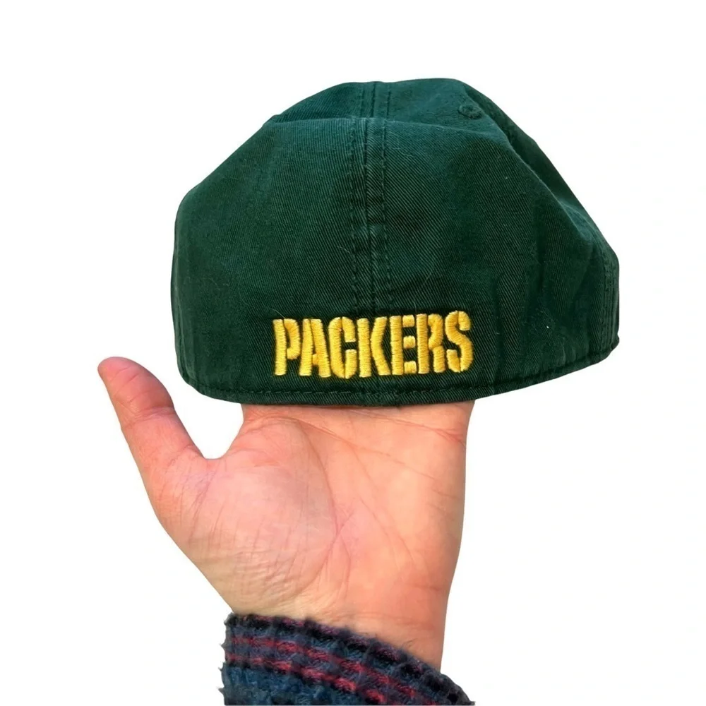 47 Green Bay Packers Logo NFL Green Cotton Sustainable Baseball Hat Cap Size M