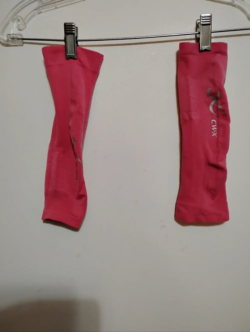 CW-X Hot Pink Compression Arm/Leg Sleeves