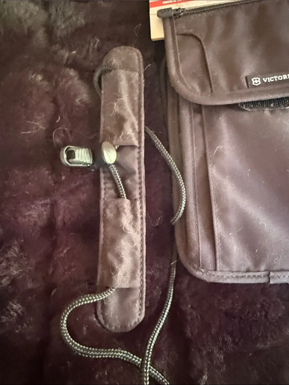 Victorinox Deluxe Concealed Security Pouch with RFID Protection - Black