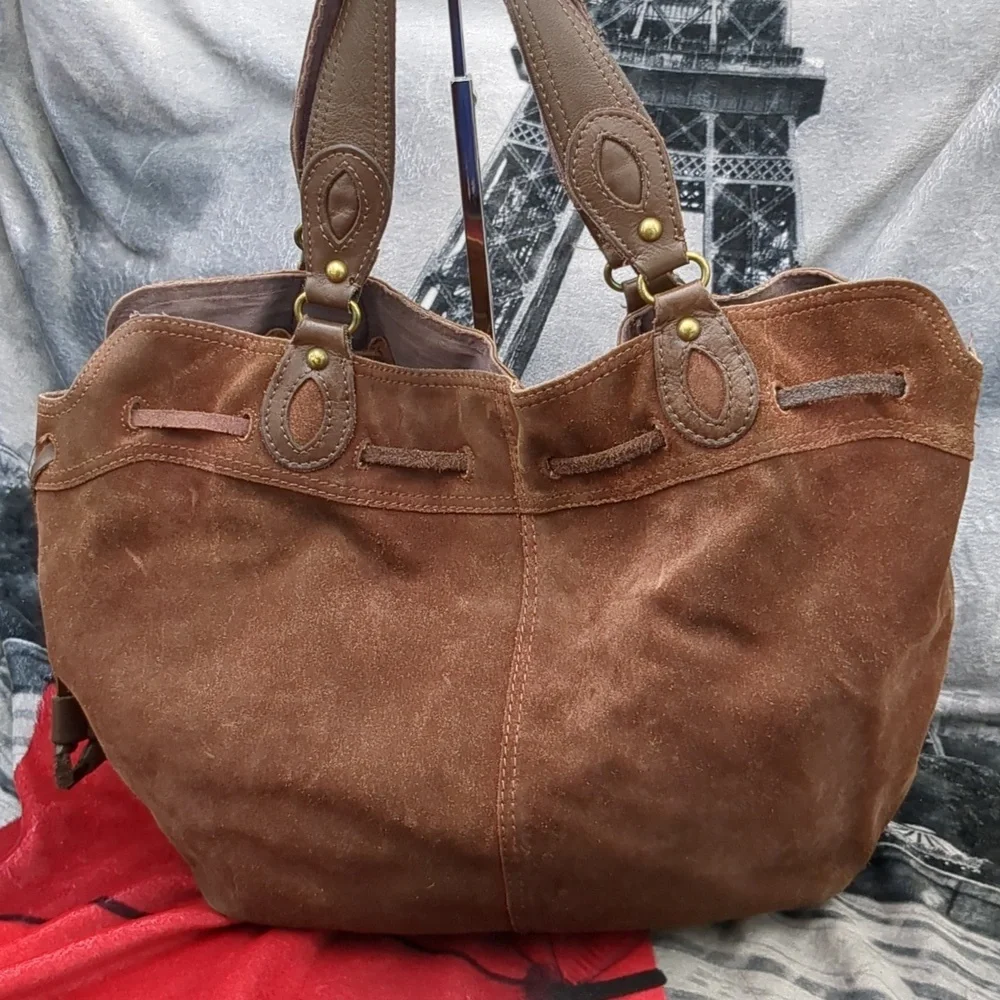 Lucky Brand brown suede