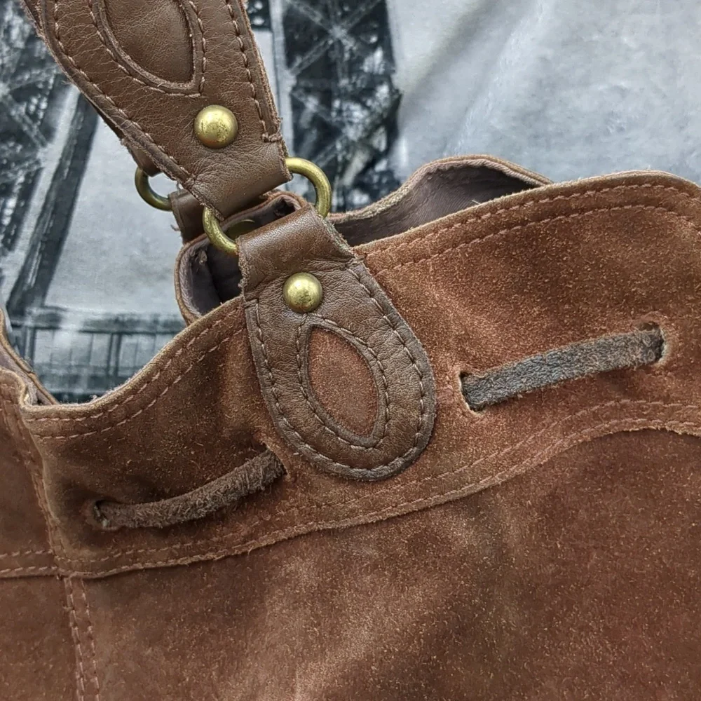Lucky Brand brown suede