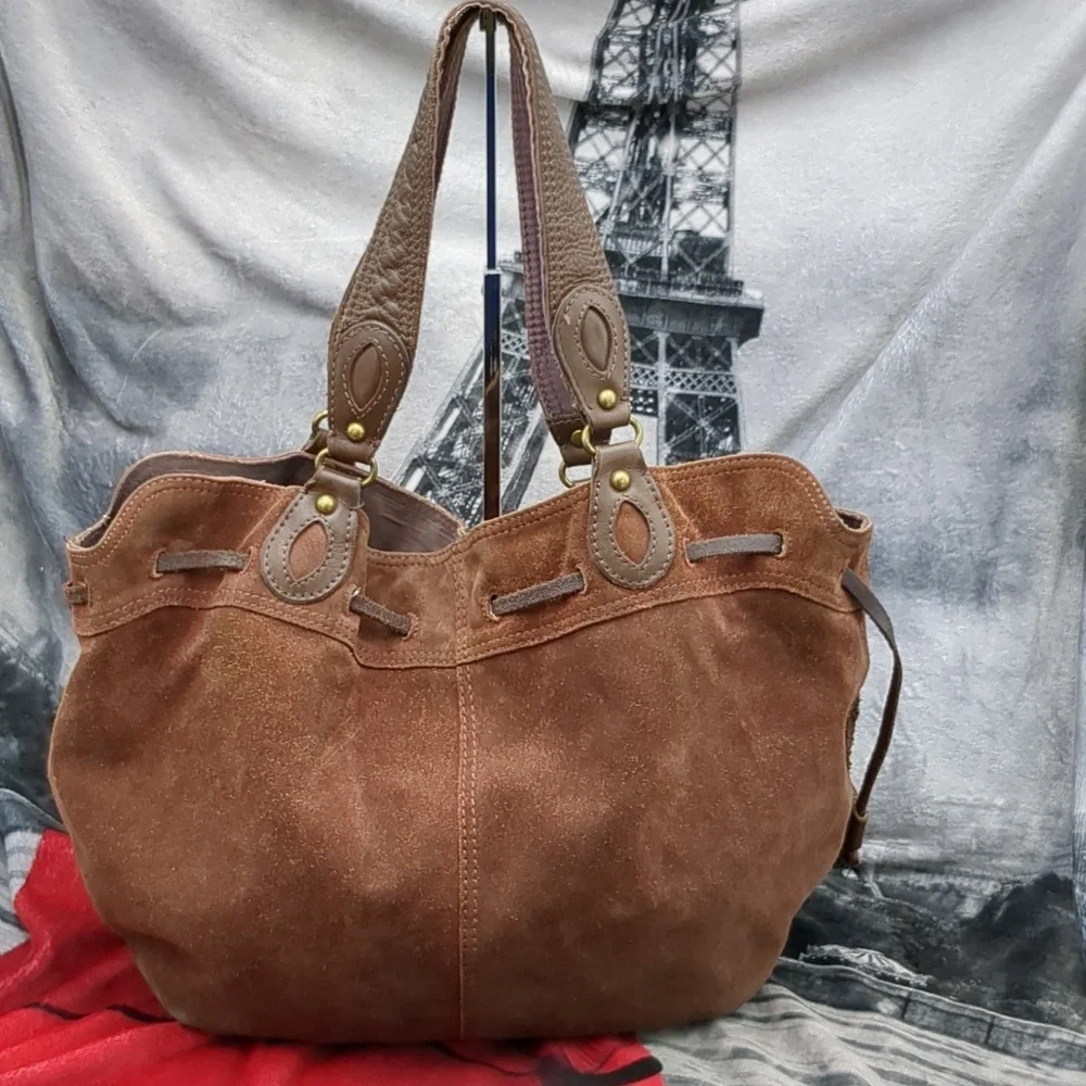 Lucky Brand brown suede