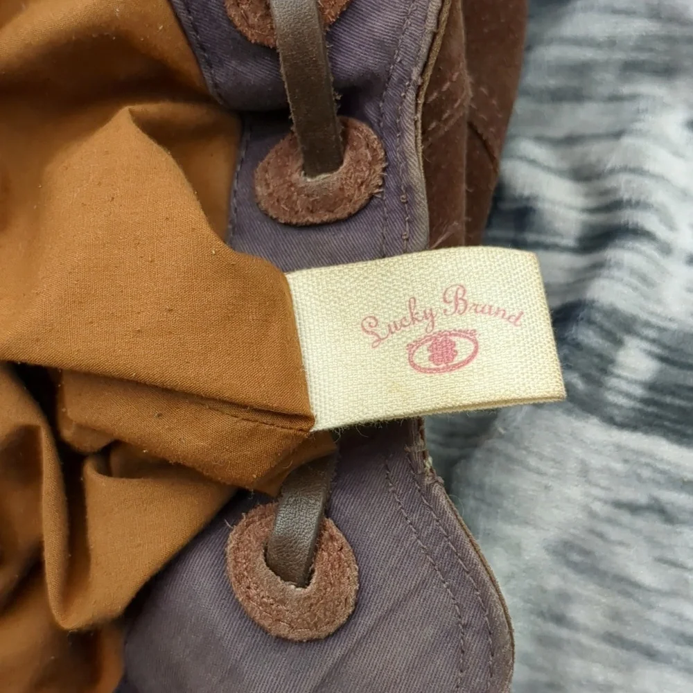 Lucky Brand brown suede