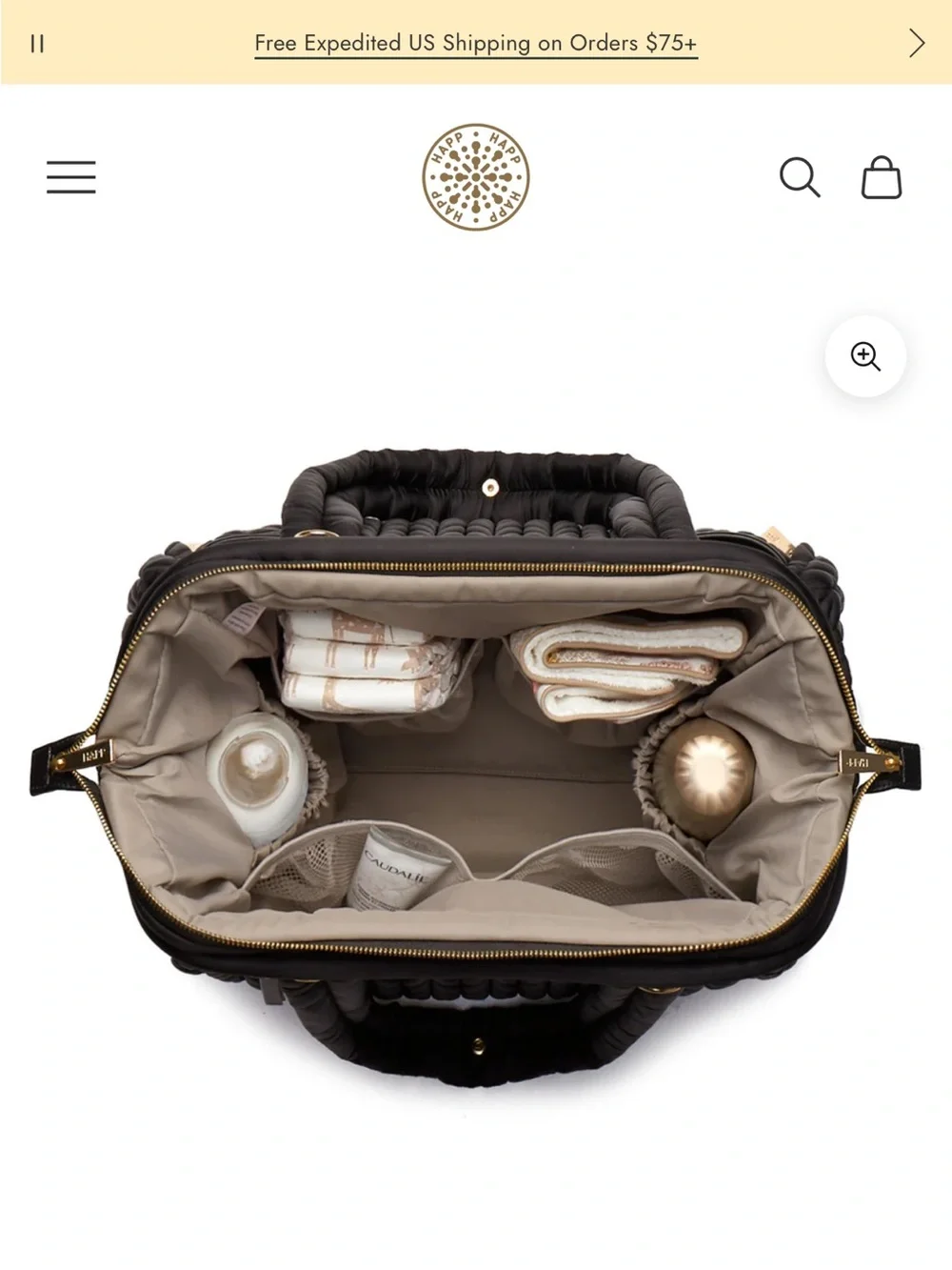 Happ Brand stylish black