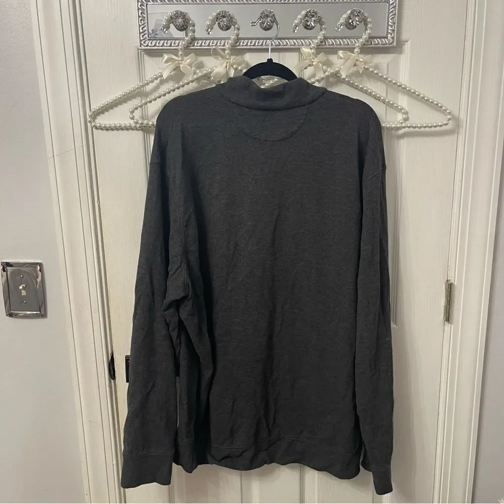 Polo Ralph Lauren Men’s Pullover Sweater 1/4 Zip Gray