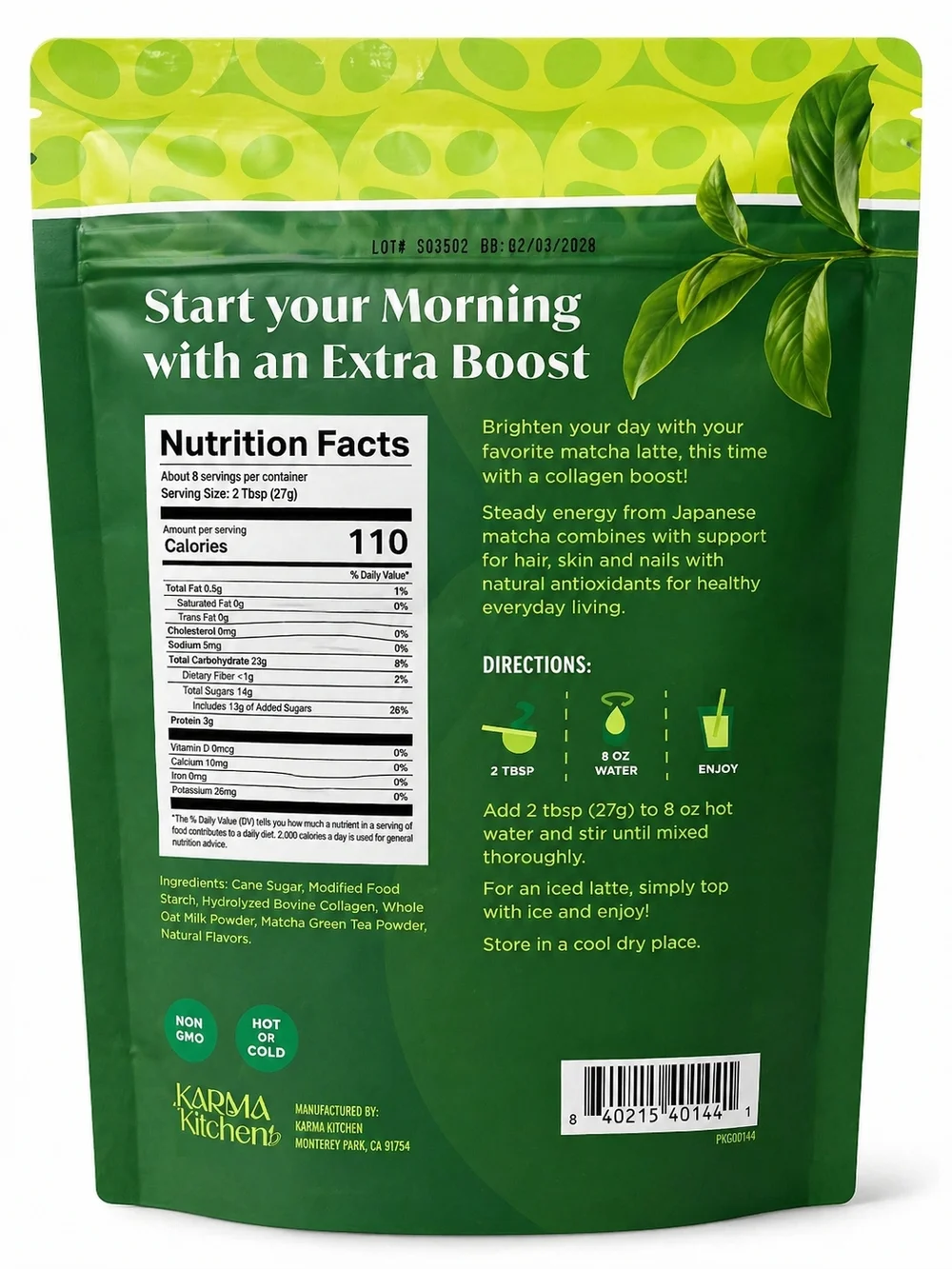 N/A matcha collagen