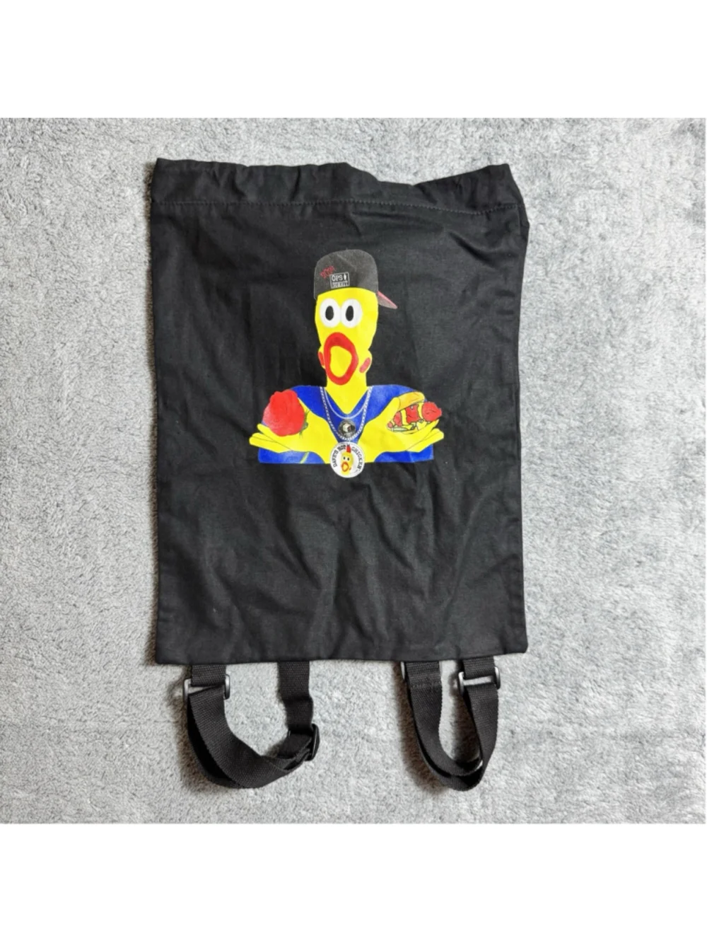 Daves Hot Chicken Black Canvas Backpack Bag Toggle Ops Summit Travel Bag