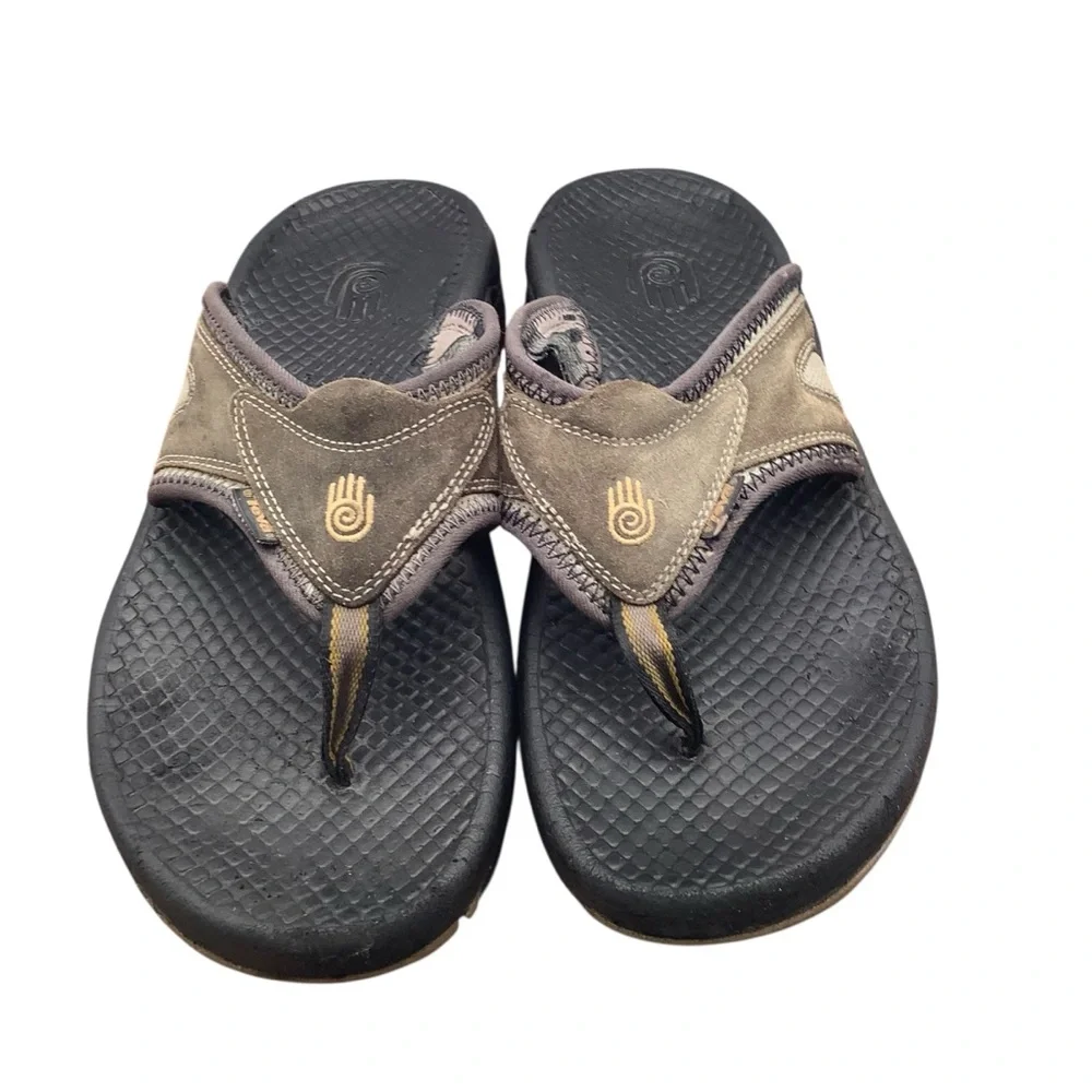 Teva Brown and Black Sandals size 12‎