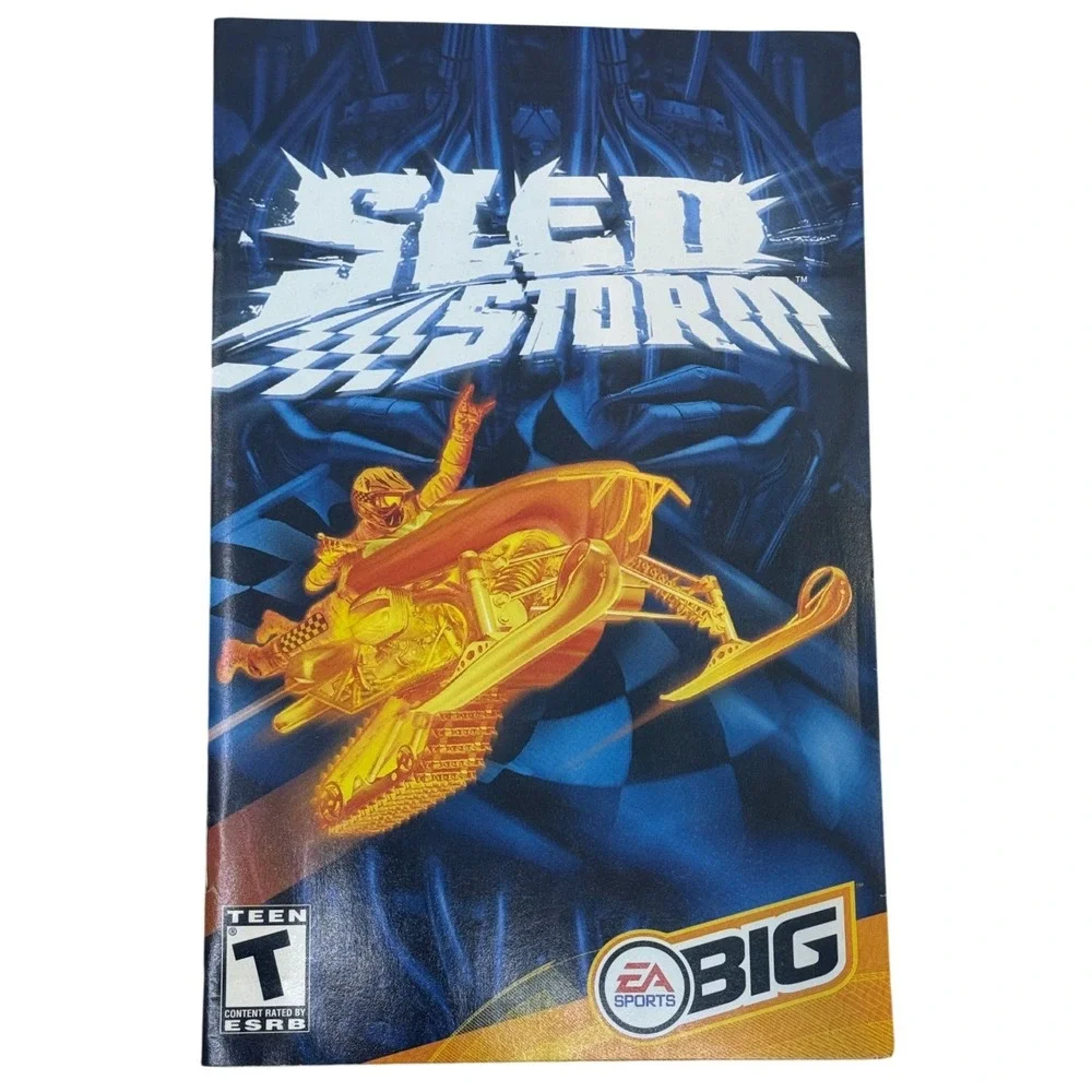 Sled Storm EA Sports BIG PlayStation 2‎ PS2 Video Game Manual Only
