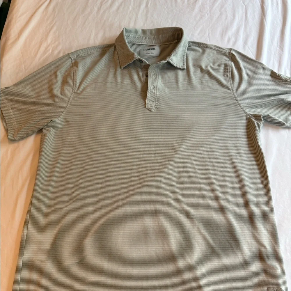 Linksoul Green Polo Shirt Classic‎ Design